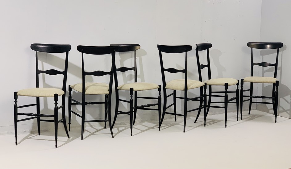 Italian Chiavari Chairs, Circa 1950
