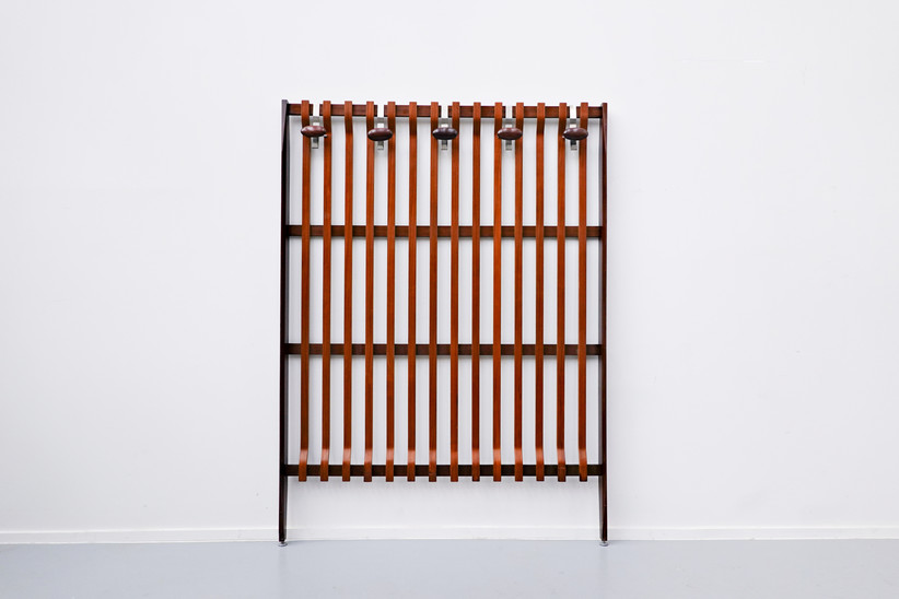 Italian Coat Rack, Teak, 1960s