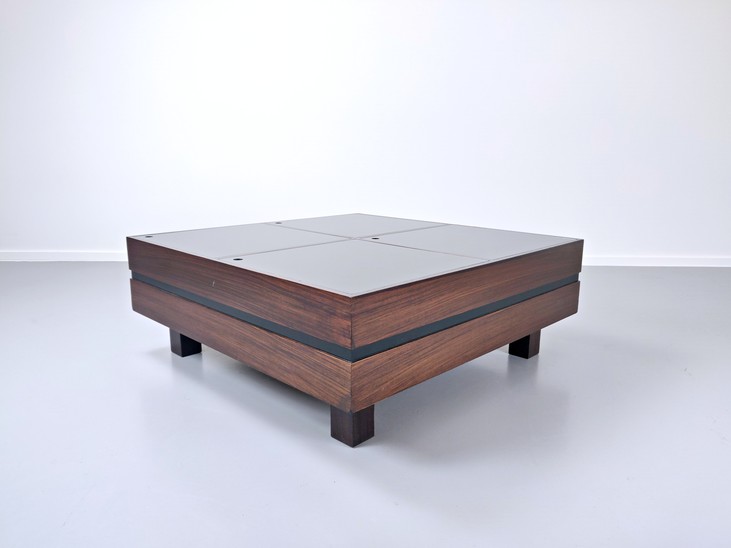 Italian Coffee Table, Teak by Sormani