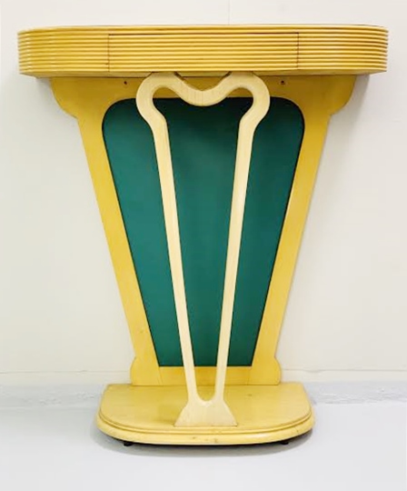 Italian esdoorn console - 1950s