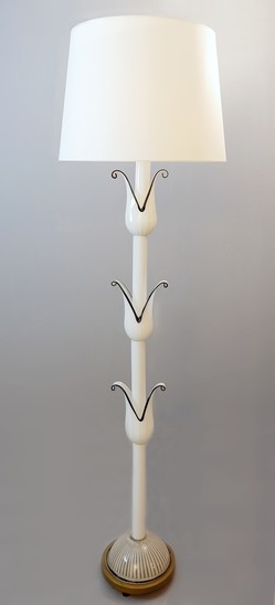 Italian Glass Murano Floor Lamp