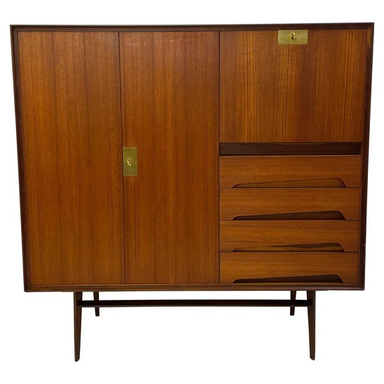 Italian Highboard by Vittorio Dassi, 1950s