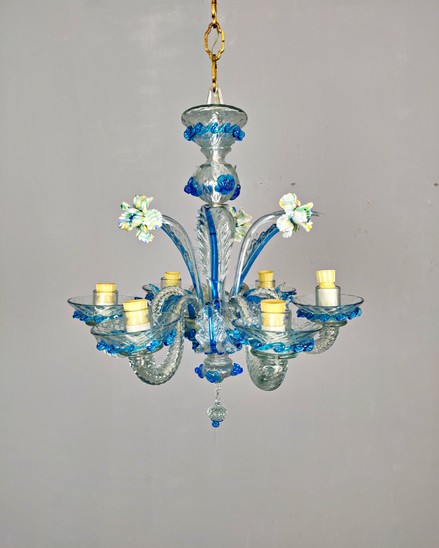 Italian Murano Glass Chandelier 