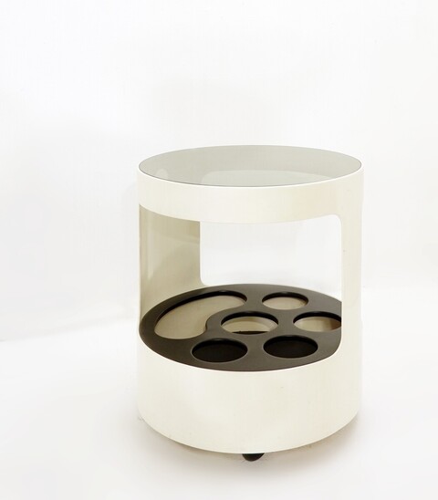Italian Side Table / Serving Trolley - 1970s