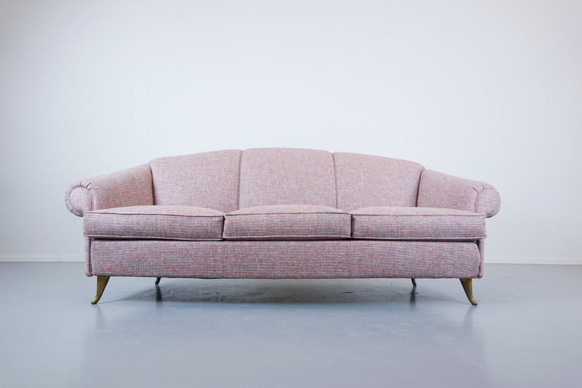 Italian Sofa, 1950s - New Upholstery