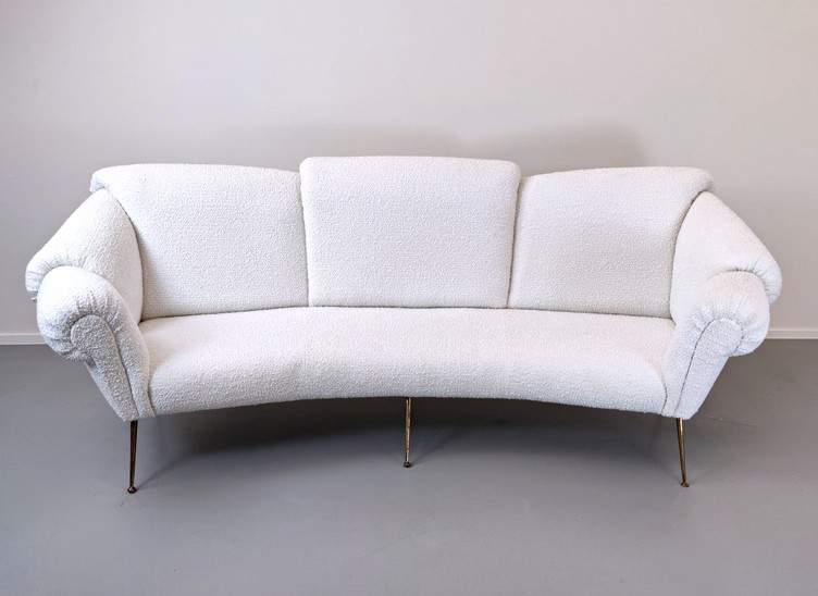 Italian Sofa Attributed to Giacomo Balla, 1950s