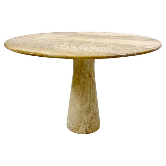 Italian Travertine Table, 1970s