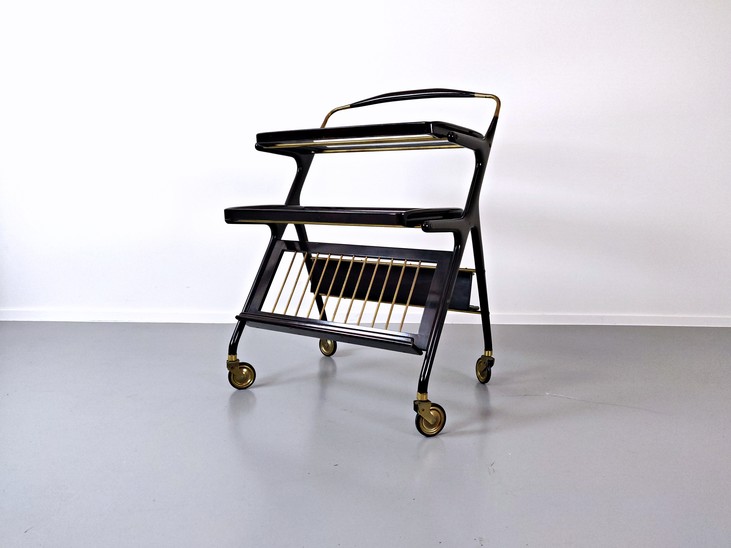 Italian trolley attributed to Cesare Lacca - 1950s