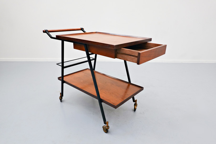 Italian Trolley in the style of Ico Parisi, 1950s