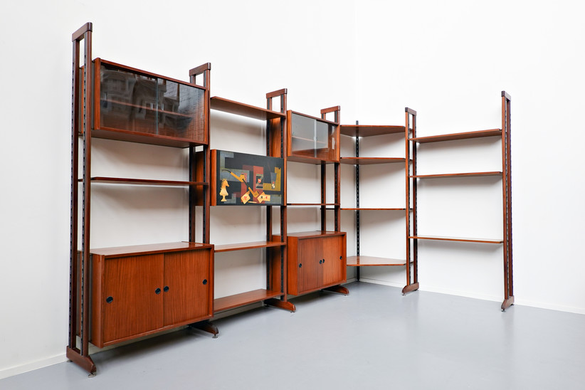 Italian Wall Unit, 1950s