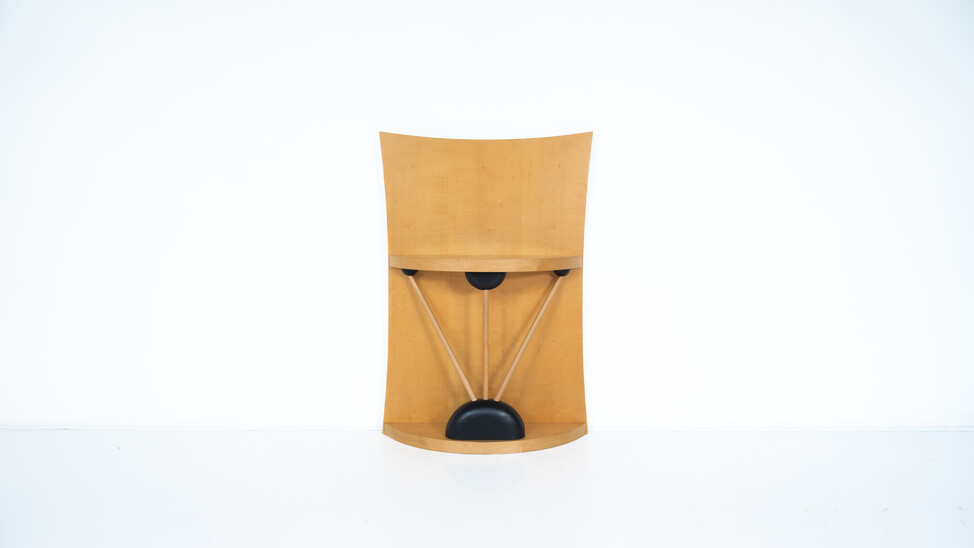 Italian Wooden Console, 1980s