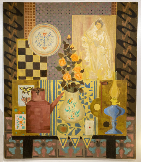 Jos Seeuws (1912-2003) Painting, Belgium, 1970s