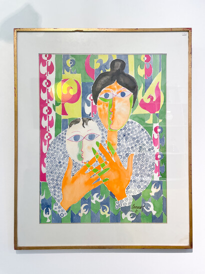 Jos Seeuws (1912-2003) Painting, Belgium, 1970s