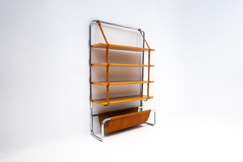 Jumbo Bookcase by Luigi Massoni for Poltrona Frau, Italy, 1970s