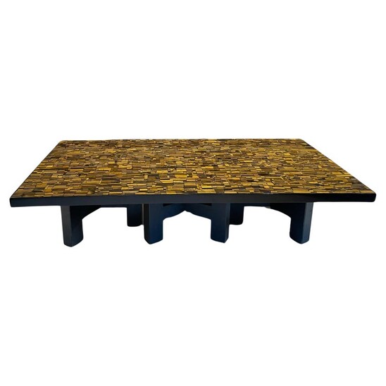 Large Ado Chale Coffee Table, Oeil de Tigre, Belgium