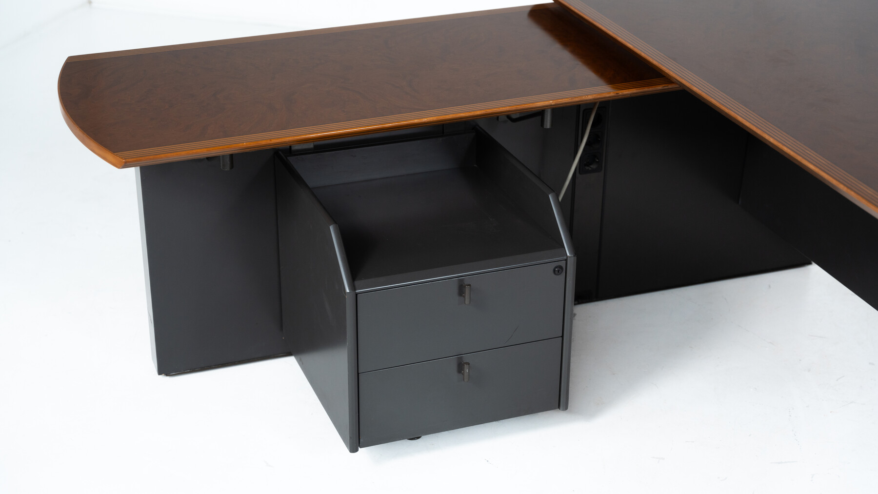 Large  Artona Desk by Afra & Tobia Scarpa for Maxalto, 1970s