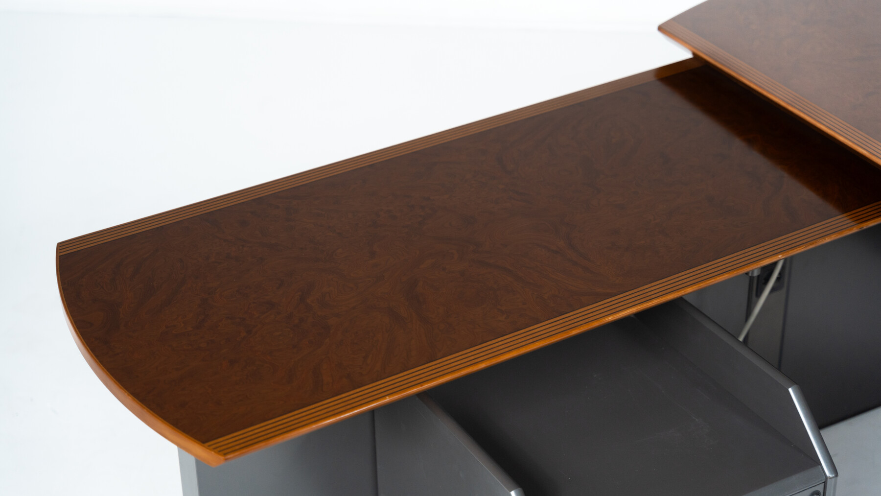 Large  Artona Desk by Afra & Tobia Scarpa for Maxalto, 1970s
