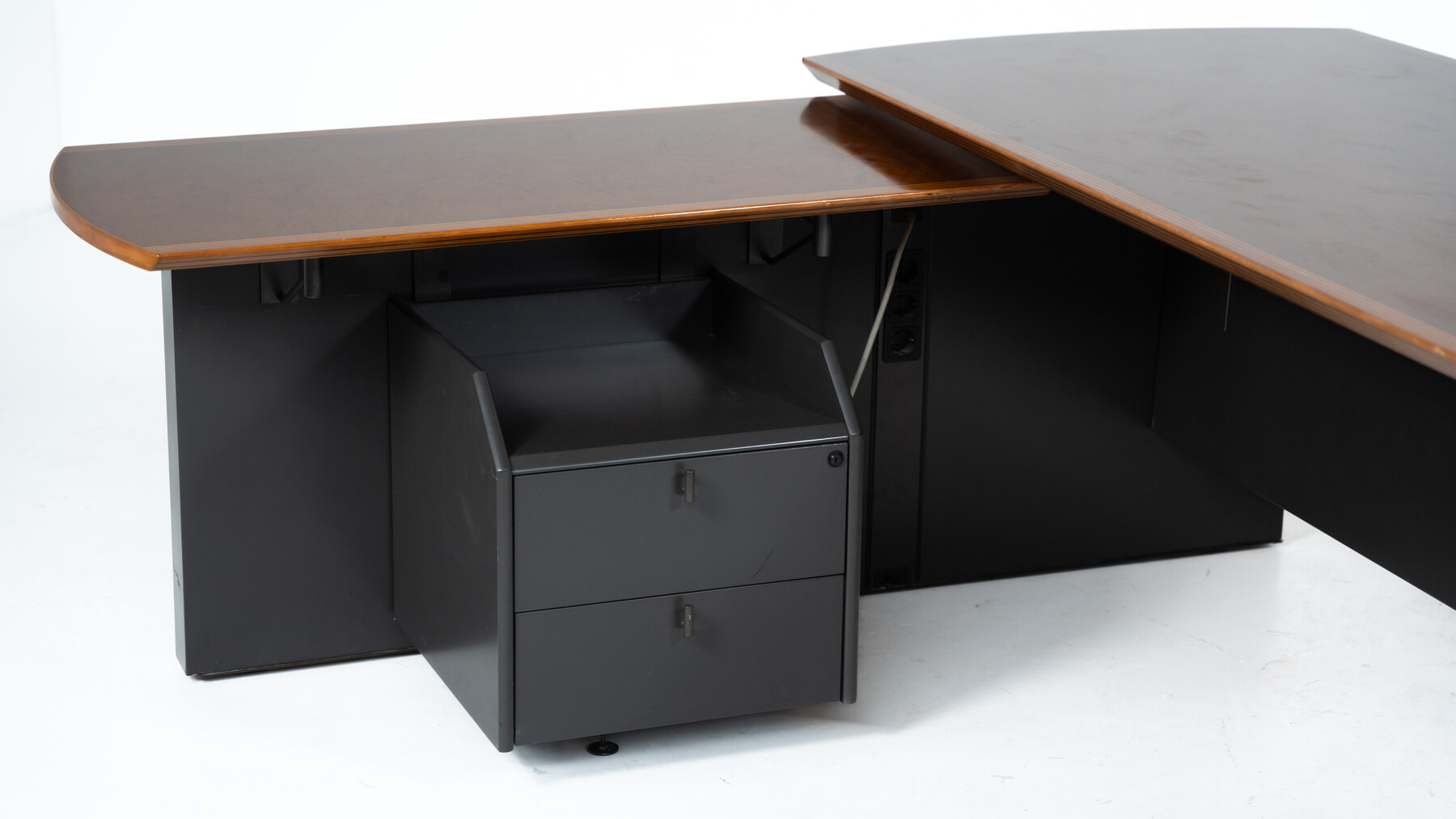 Large  Artona Desk by Afra & Tobia Scarpa for Maxalto, 1970s