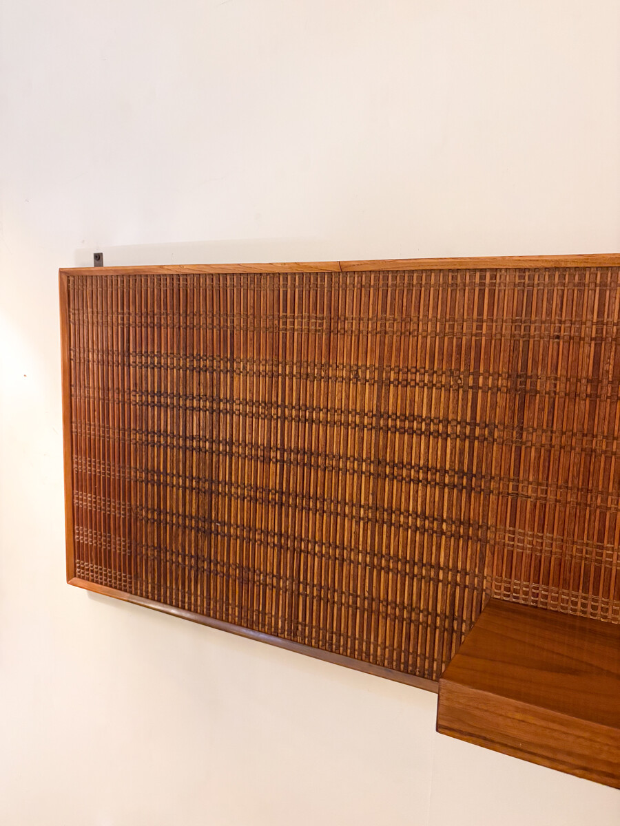 Large Bamboo Console, Italy, 1970s