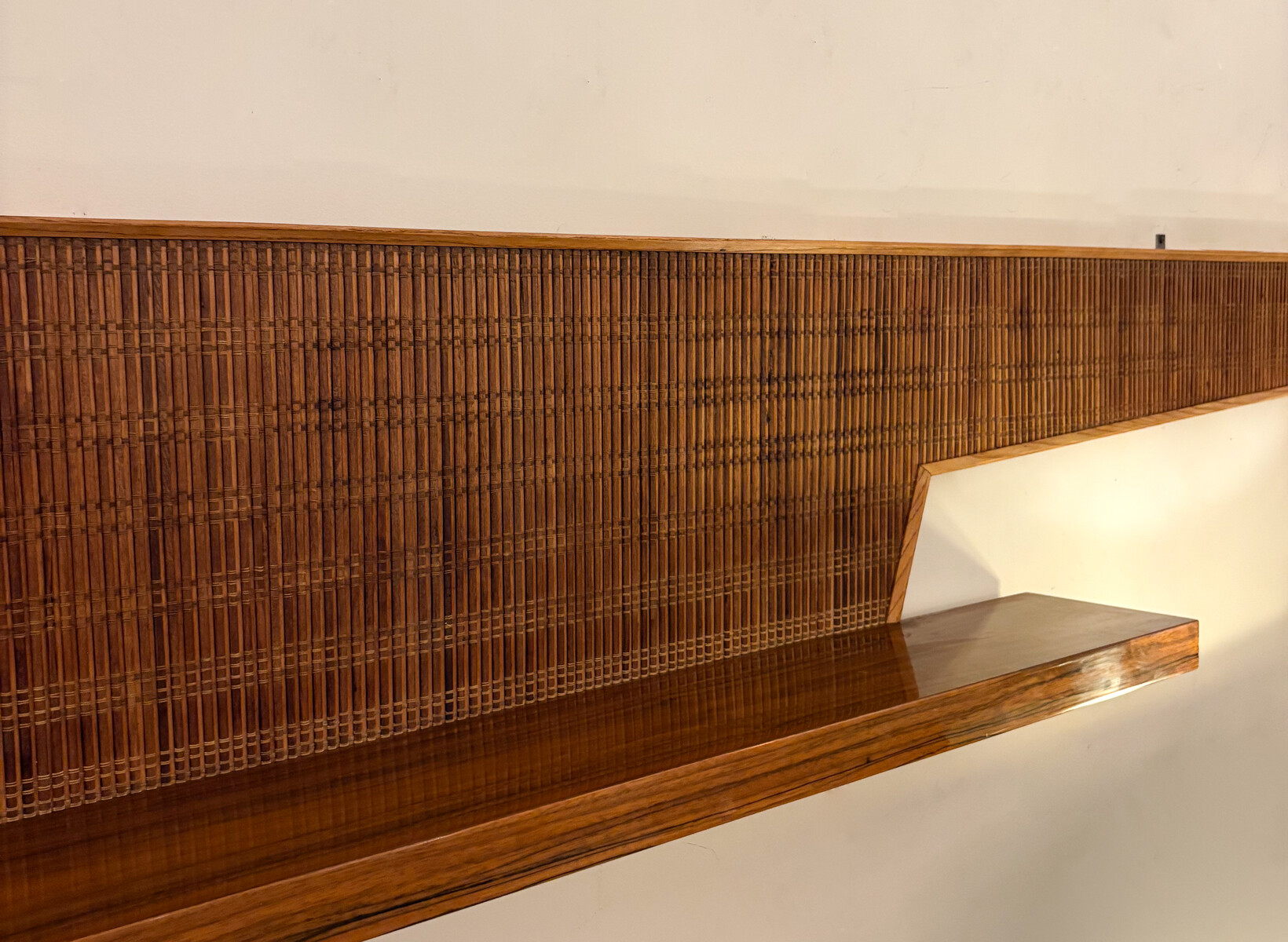 Large Bamboo Console, Italy, 1970s