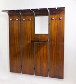 Large Coat Hanger with Mirror and Console, Italy, 1960s