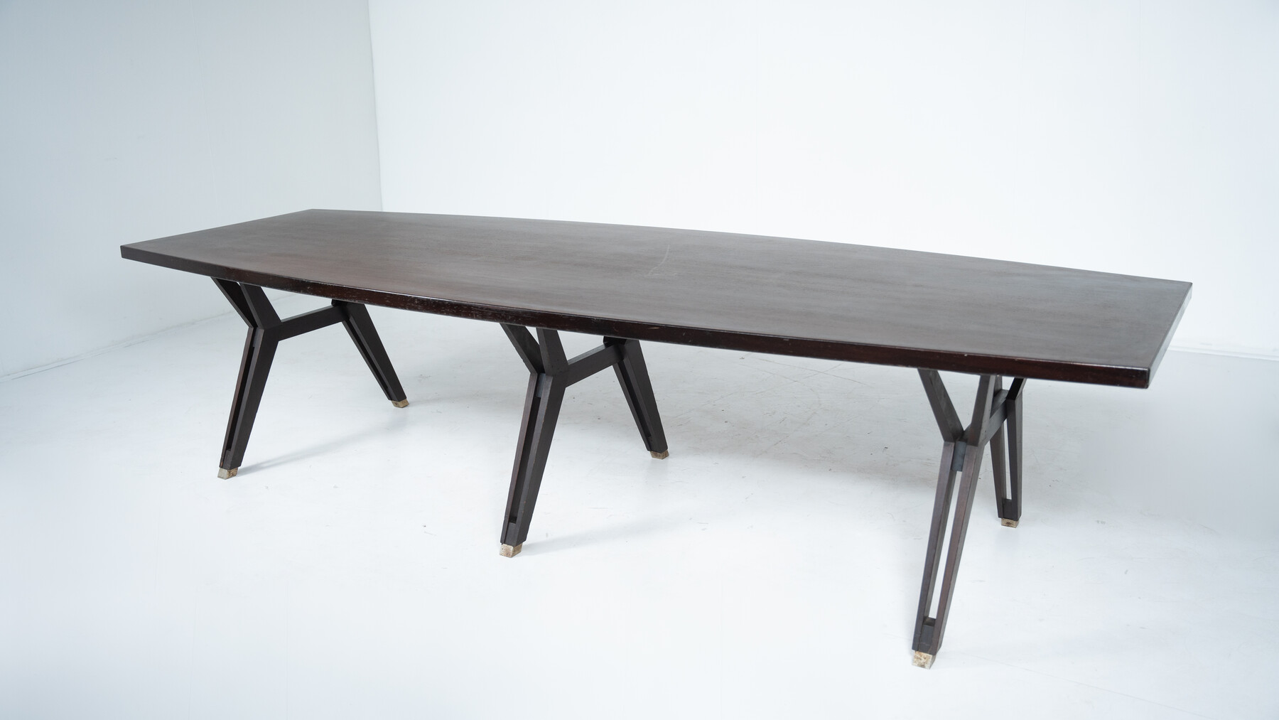 Large Conference Table Tolomeo by Ennio Fazioli for MIM, 1960s