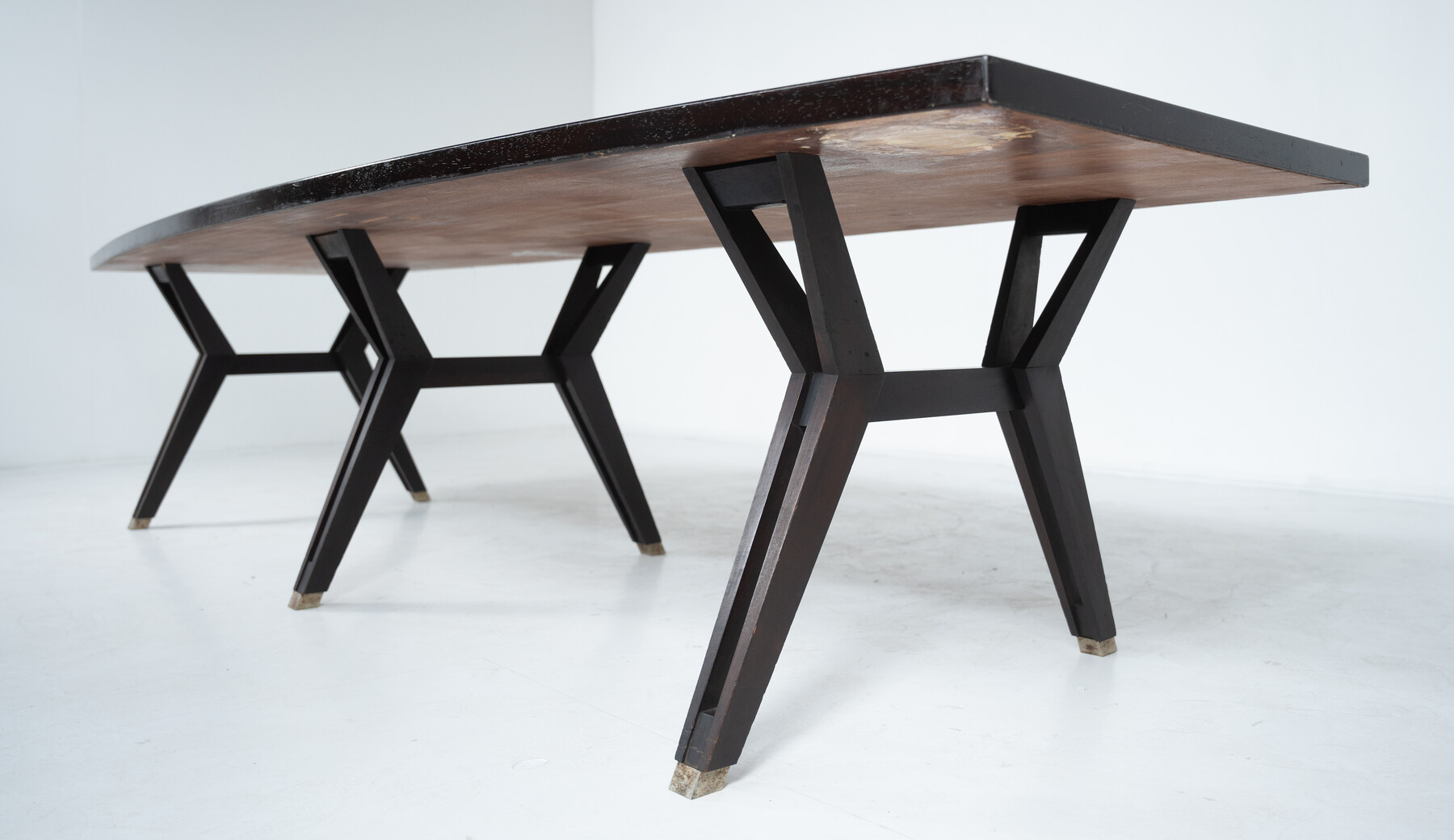 Large Conference Table Tolomeo by Ennio Fazioli for MIM, 1960s