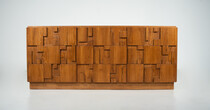 Large Contemporary Brutalist Sideboard, Italy