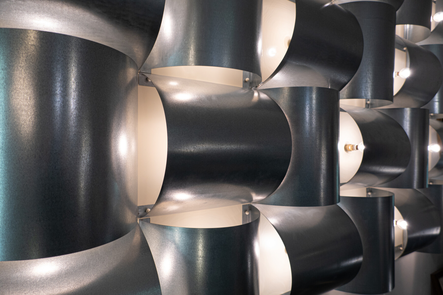 Large Contemporary Modular Aluminium Wall Light Panel, Belgium