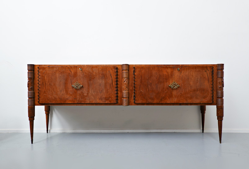 Large Italian Sideboard by Pier Luigi Colli, Ash Wood, 1940s