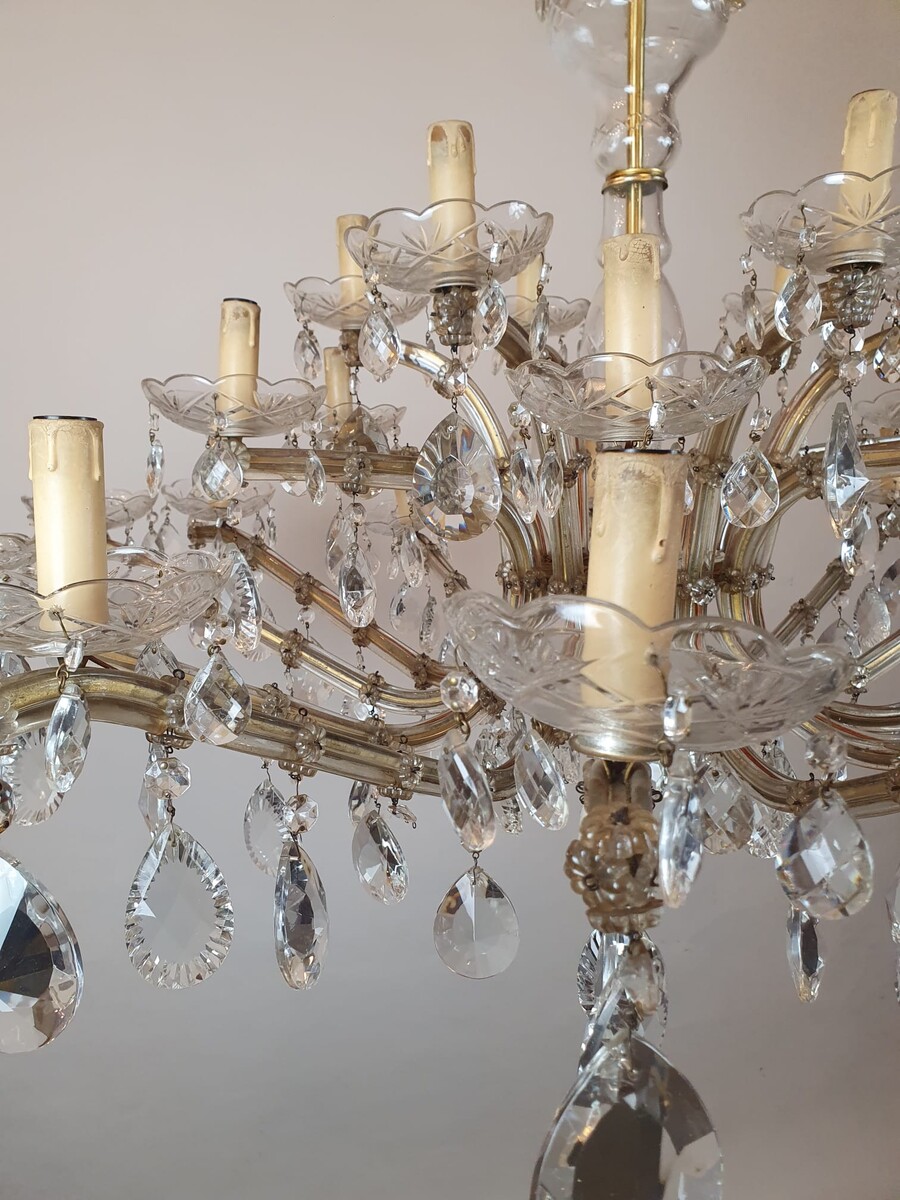 Large Marie-Thérèse Chandelier With 22 Lights