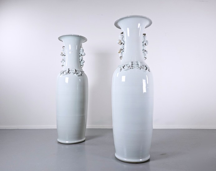 Large Pair of Chinese Porcelain Vases, Circa 1900