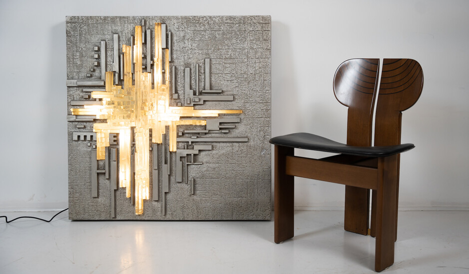 Large Wall Light Rottura Spaziale for Poliarte, Italy, 1970s