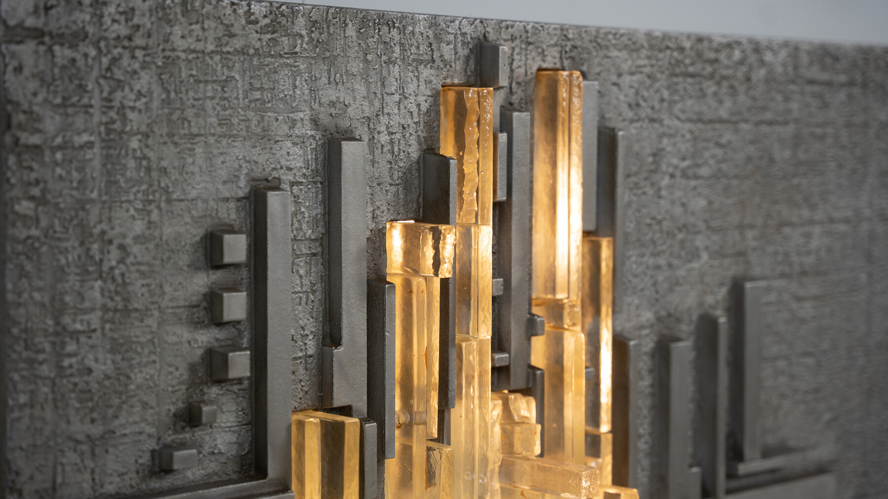 Large Wall Light Rottura Spaziale for Poliarte, Italy, 1970s