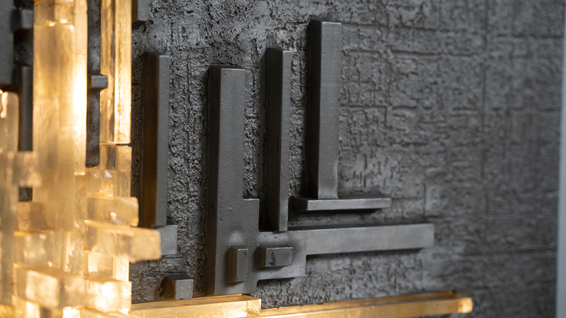 Large Wall Light Rottura Spaziale for Poliarte, Italy, 1970s