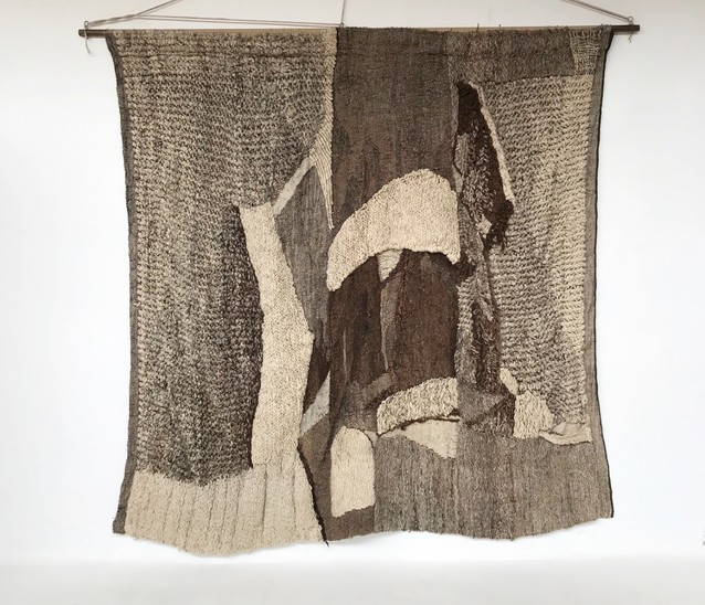 Large Wall Tapestry by Barbara Podkanska for Fabric Gobelin