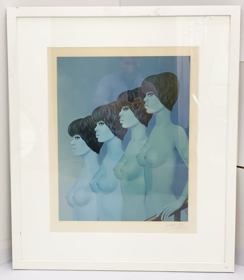 Lithography by Felix Labisse - France 1970s