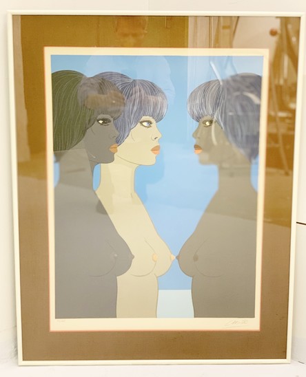 Lithography by Felix Labisse - France 1970s