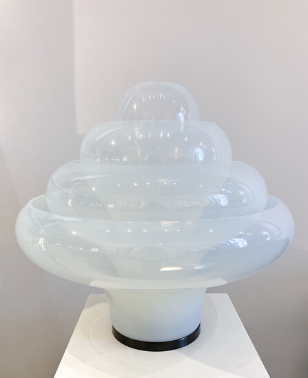 Lotus Table Lamp by Carlo Nason for Mazegga, Italy, 1960s