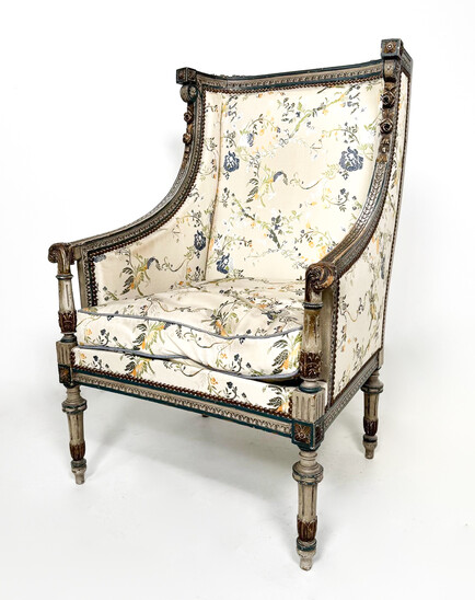 Louis XVI style Bergère, 1900s