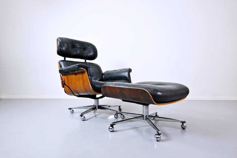 Lounge Chair with Matching Ottoman by Martin Stoll for Giroflex 