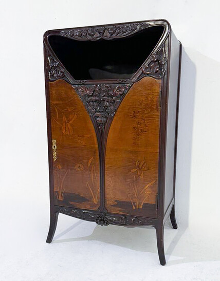 Marquetry Cabinet in Mahogany, c.1900