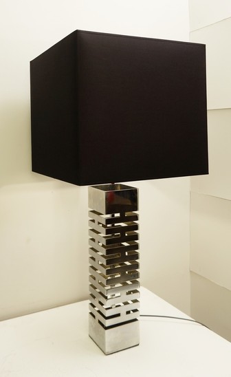 Max Sauze Aluminium Table Lamp C. 1970