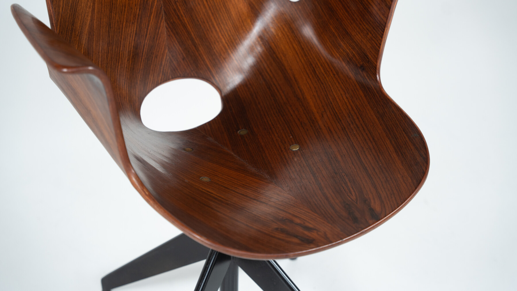Medea Swivel Desk Chair by Vittorio Nobili for Fratelli Tagliablue, Italy, 1950s 