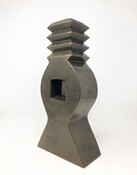 Memphis Style Ceramic Vase by Florio Keramia, Italy