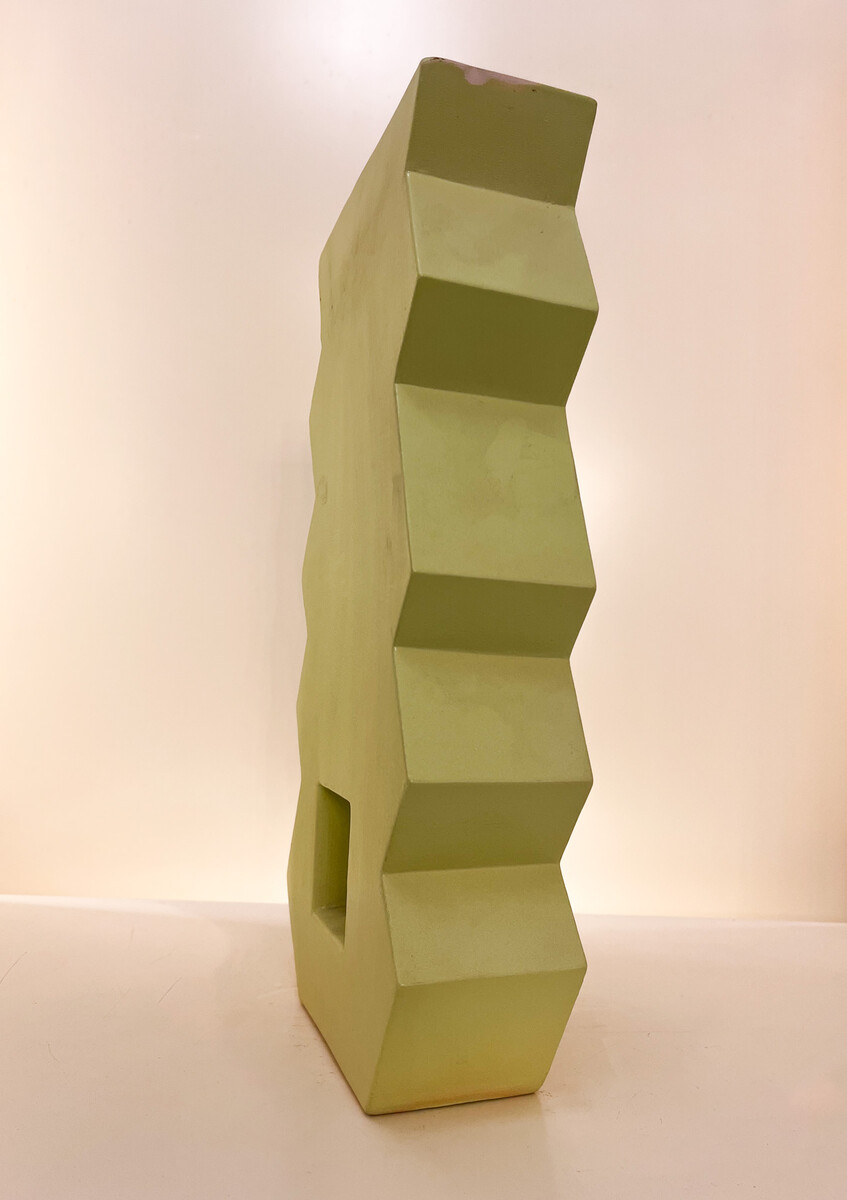 Memphis Style Ceramic Vase by Florio Keramia, Italy