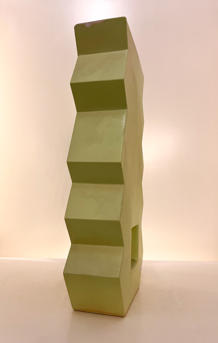 Memphis Style Ceramic Vase by Florio Keramia, Italy