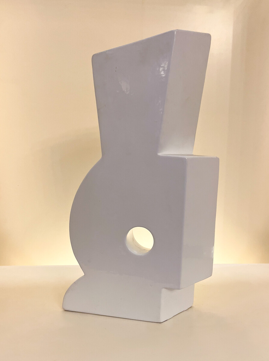 Memphis Style Ceramic Vase by Florio Keramia, Italy