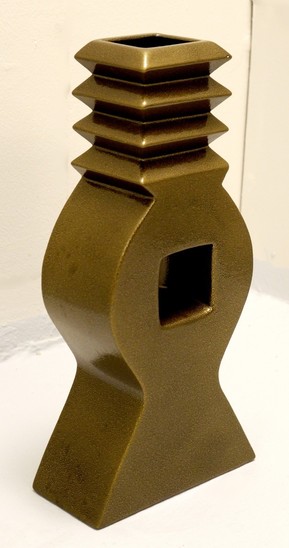 Memphis Style Ceramic Vase - Italy
