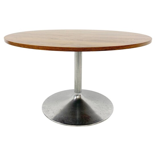 Mid-century adjustable height walnut table by Wilhelm Renz - Germany 1950s
